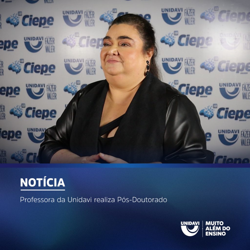Professora da Unidavi realiza Pós-Doutorado
