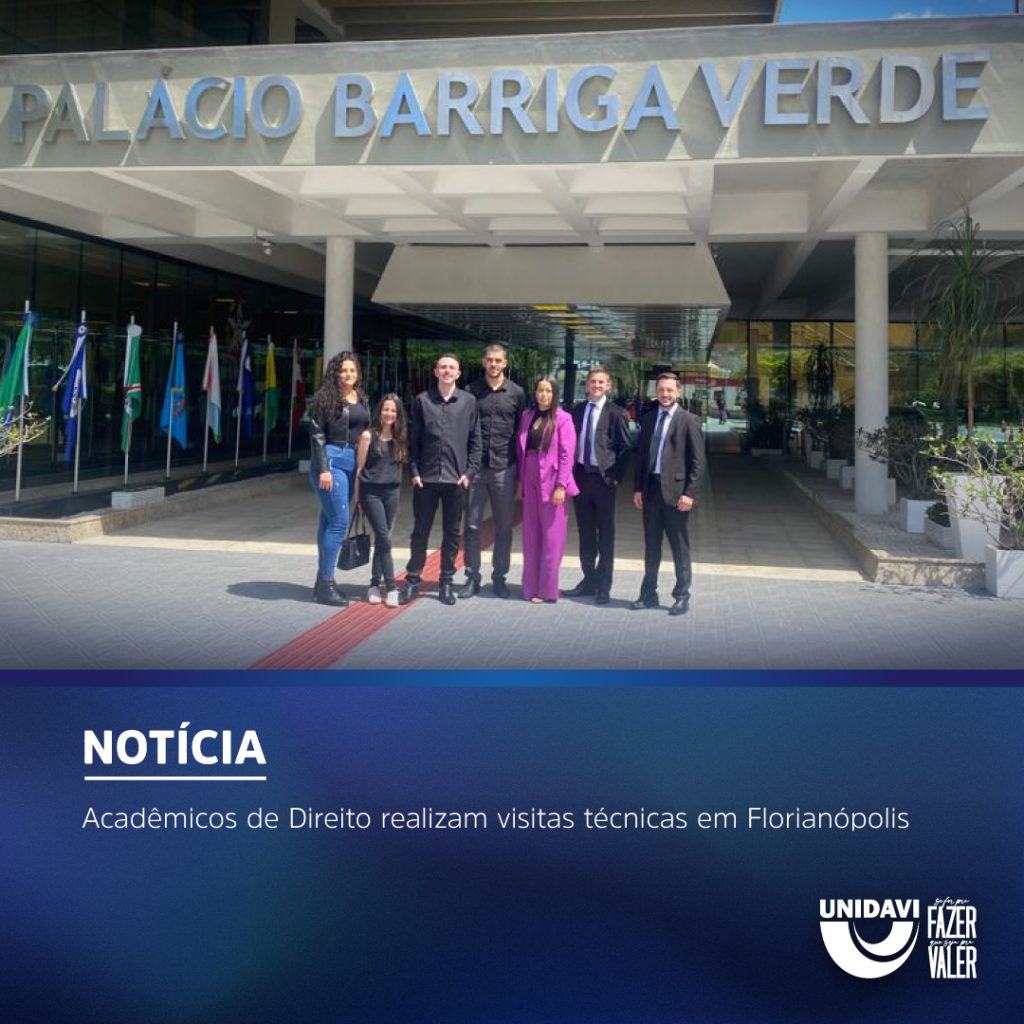 Acadêmicos de Direito do campus de Ituporanga, realizam visitas técnicas em Florianópolis