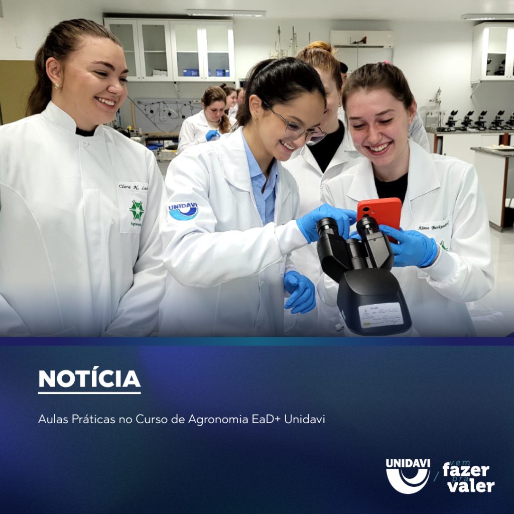 Aulas Práticas no Curso de Agronomia EaD+ Unidavi