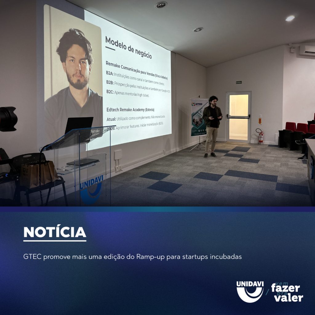 GTEC promove mais uma edição do Ramp-up para startups incubadas