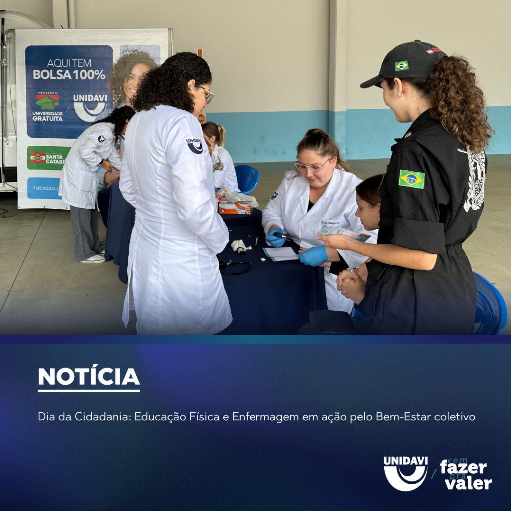 Dia da Cidadania: Educação Física e Enfermagem em ação pelo Bem-Estar coletivo