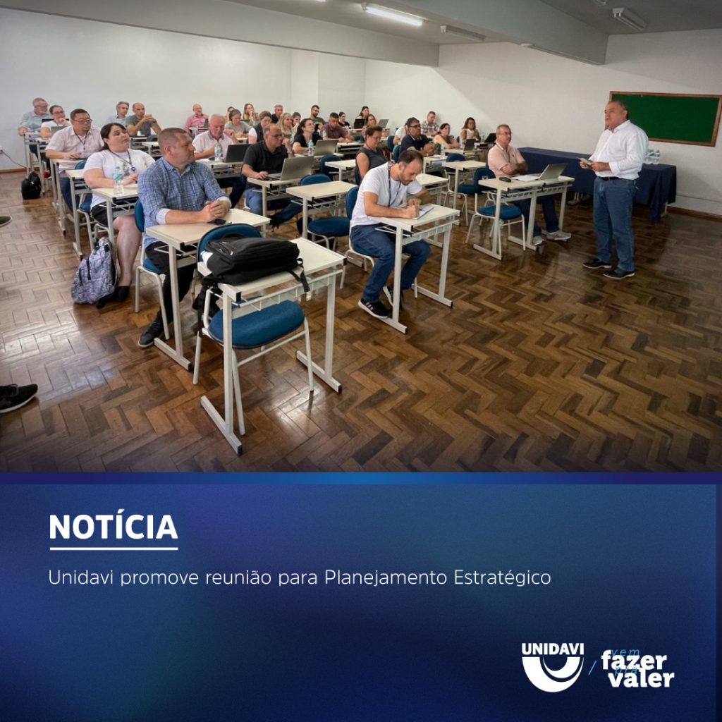 Unidavi promove reunião para Planejamento Estratégico