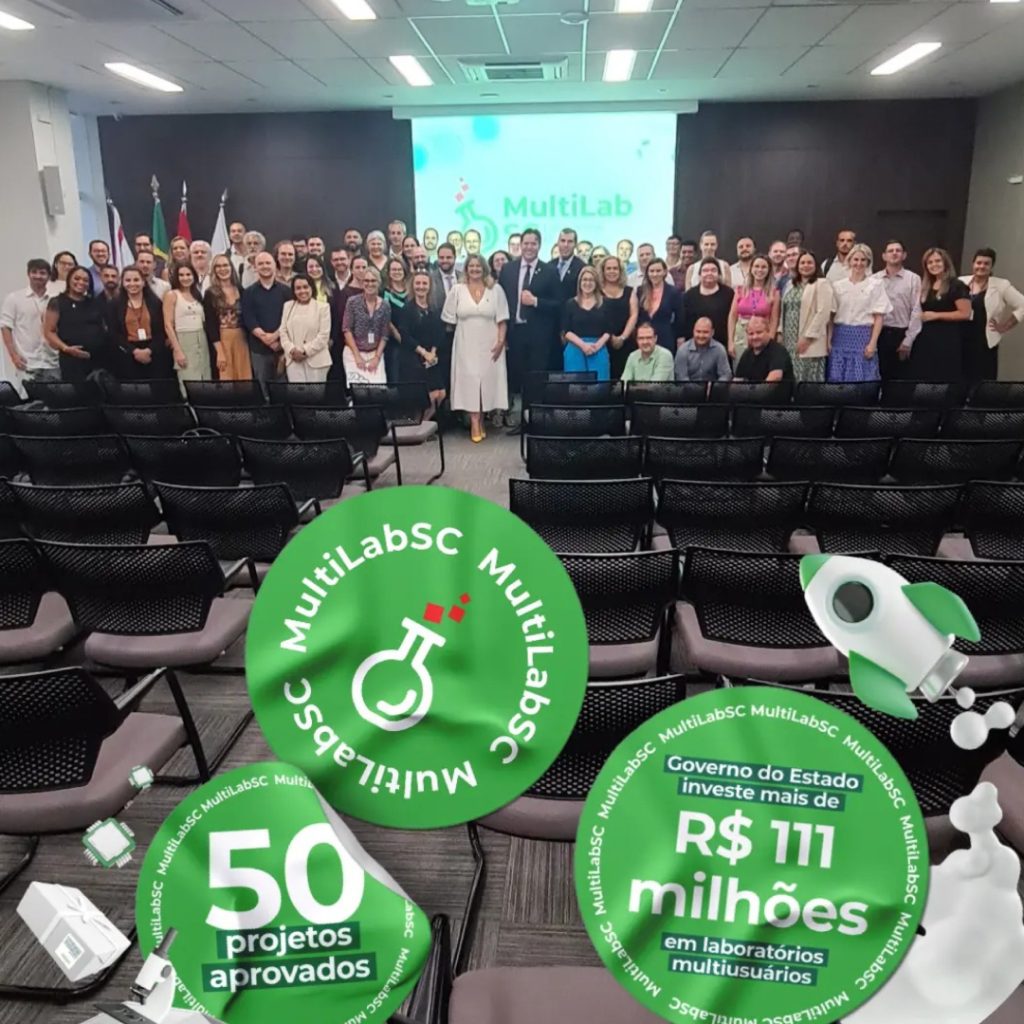 Unidavi é destaque regional no lançamento do Programa Multilab/SC – Laboratórios Multiusuários
