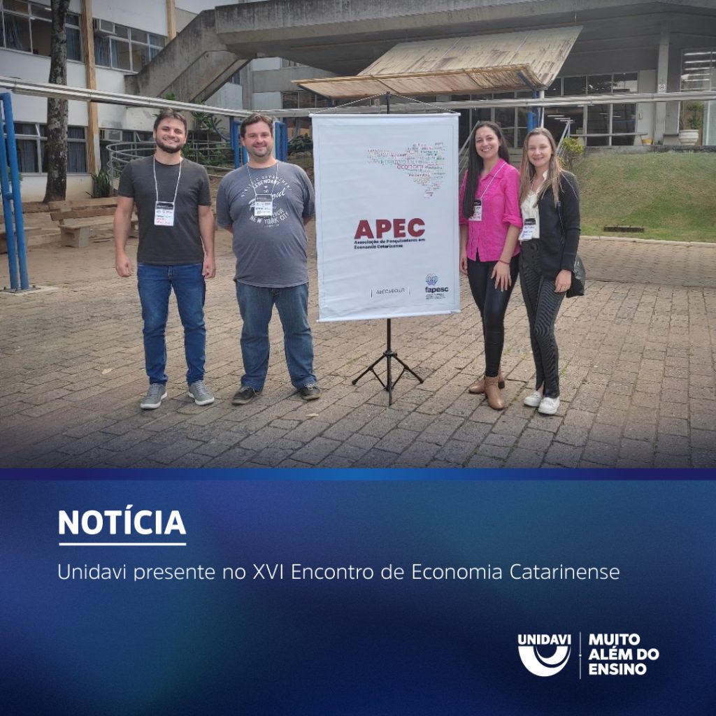 Unidavi presente no XVI Encontro de Economia Catarinense