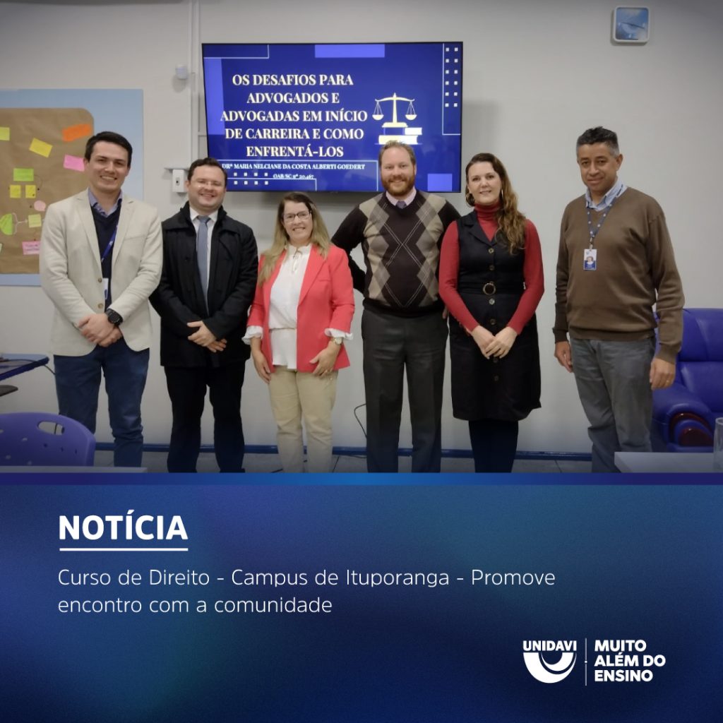 Curso de Direito – Campus de Ituporanga – Promove encontro com a comunidade