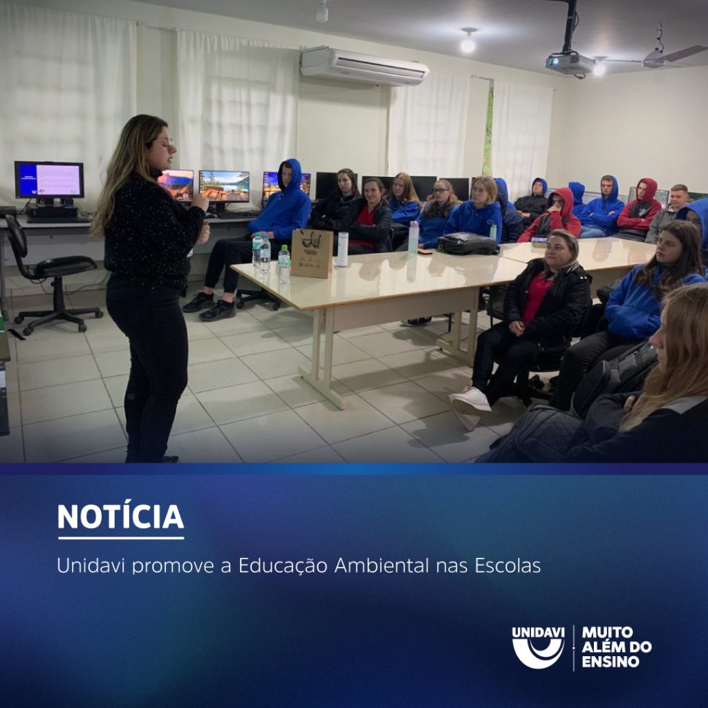 Unidavi promove a Educação Ambiental nas Escolas