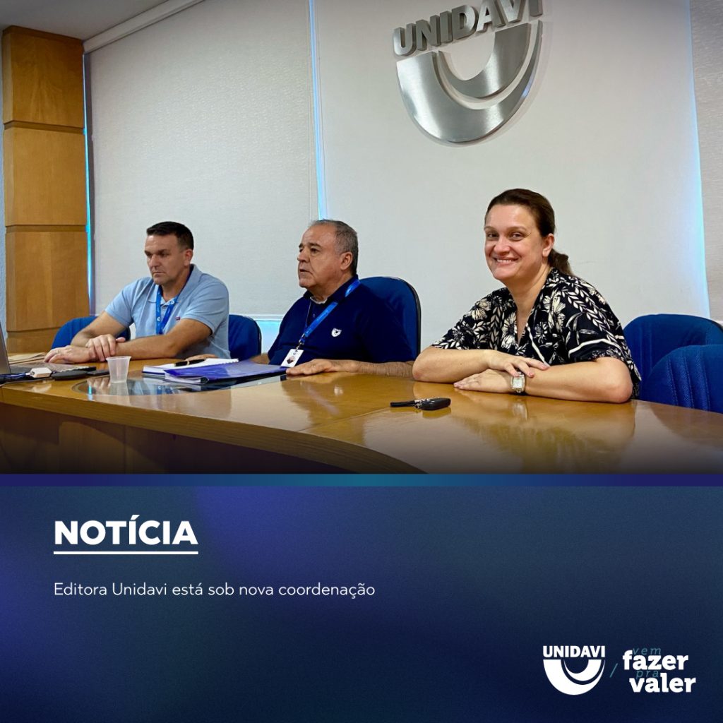Editora Unidavi está sob nova coordenação