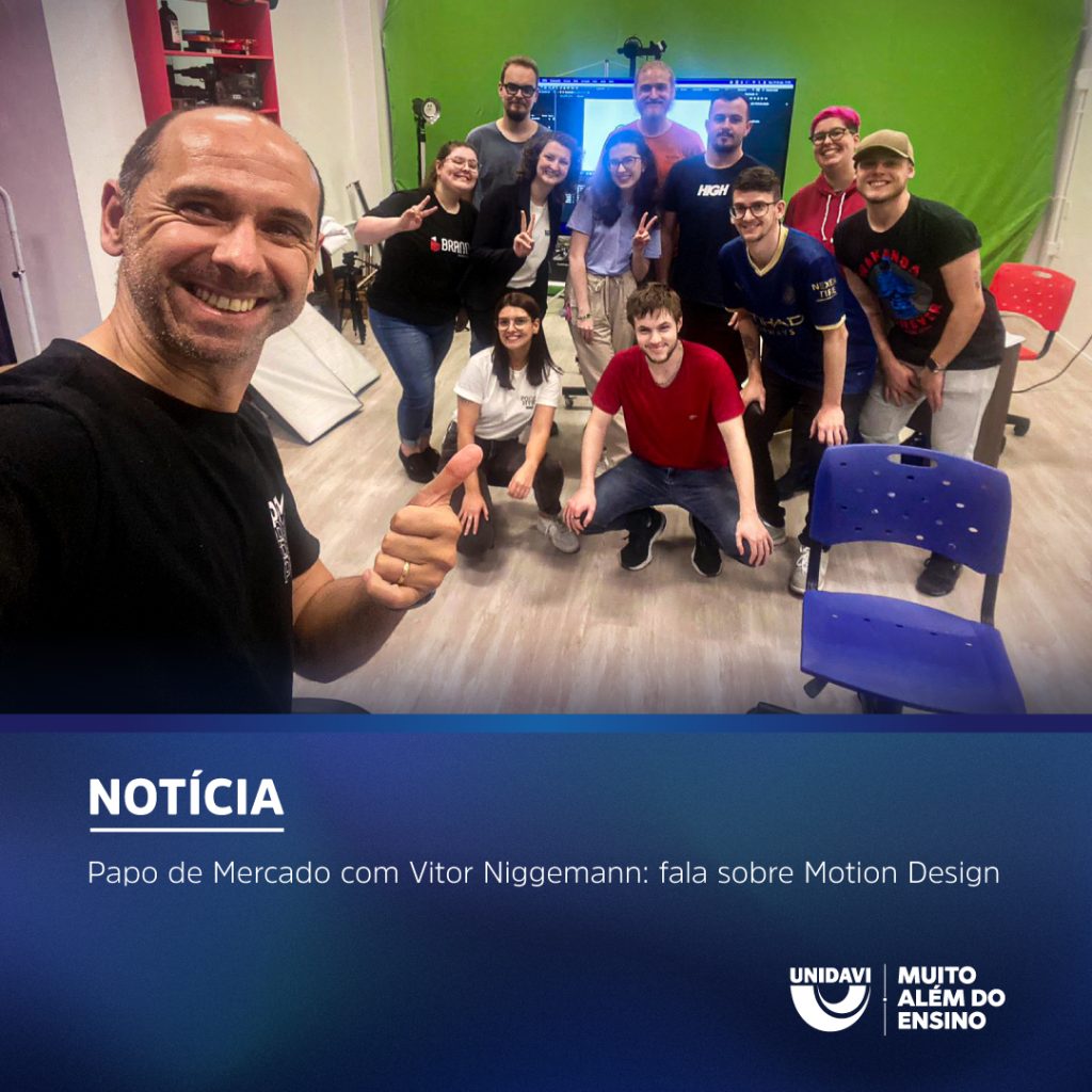 Acadêmicos de Produção Multimídia têm bate-papo sobre Motion Design