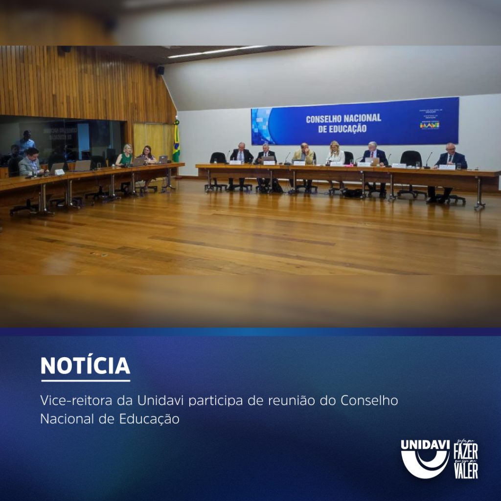 Vice-reitora da Unidavi participa de reunião do Conselho Nacional de Educação