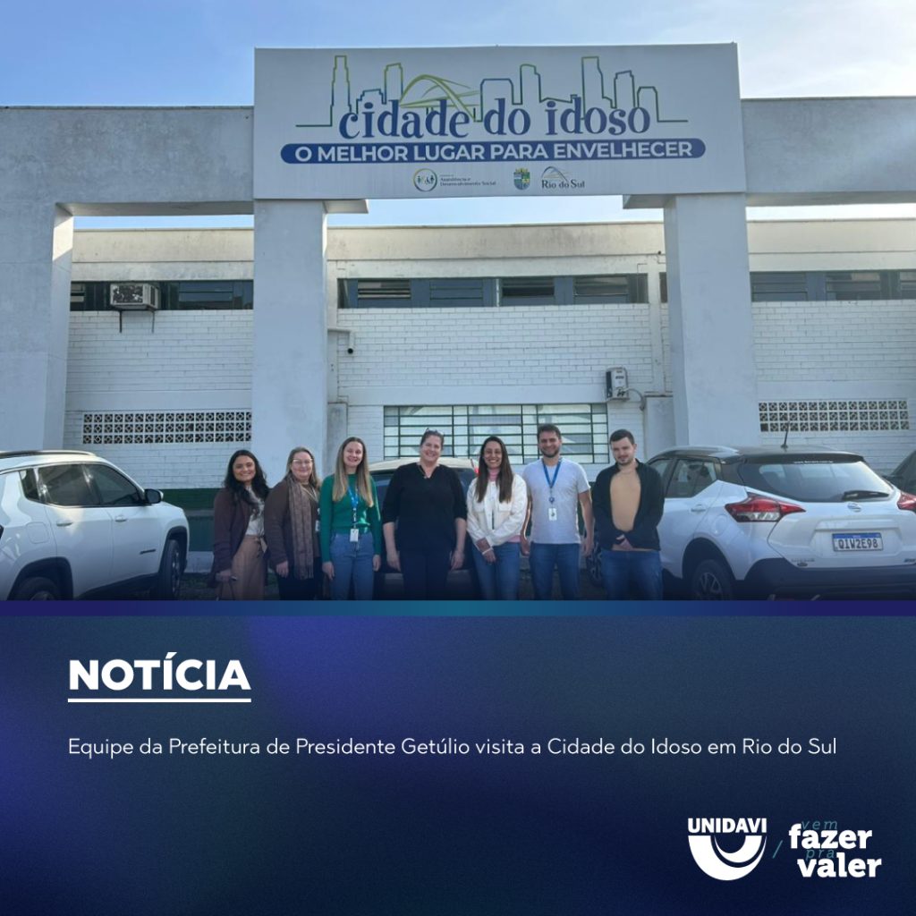 Equipe da Prefeitura de Presidente Getúlio visita a Cidade do Idoso em Rio do Sul