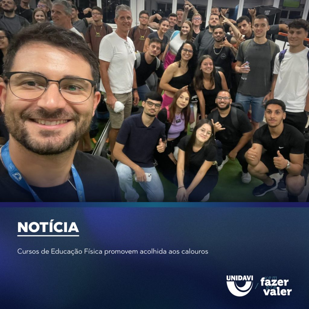 Cursos de Educação Física promovem acolhida aos calouros