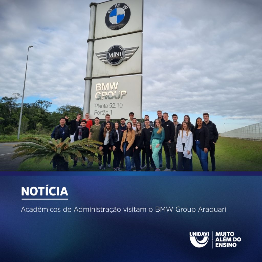 Acadêmicos de Administração visitam o BMW Group Araquari