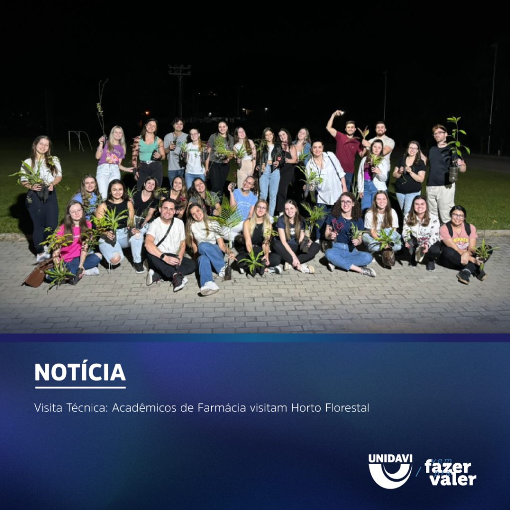 Visita Técnica: Acadêmicos de Farmácia visitam Horto Florestal