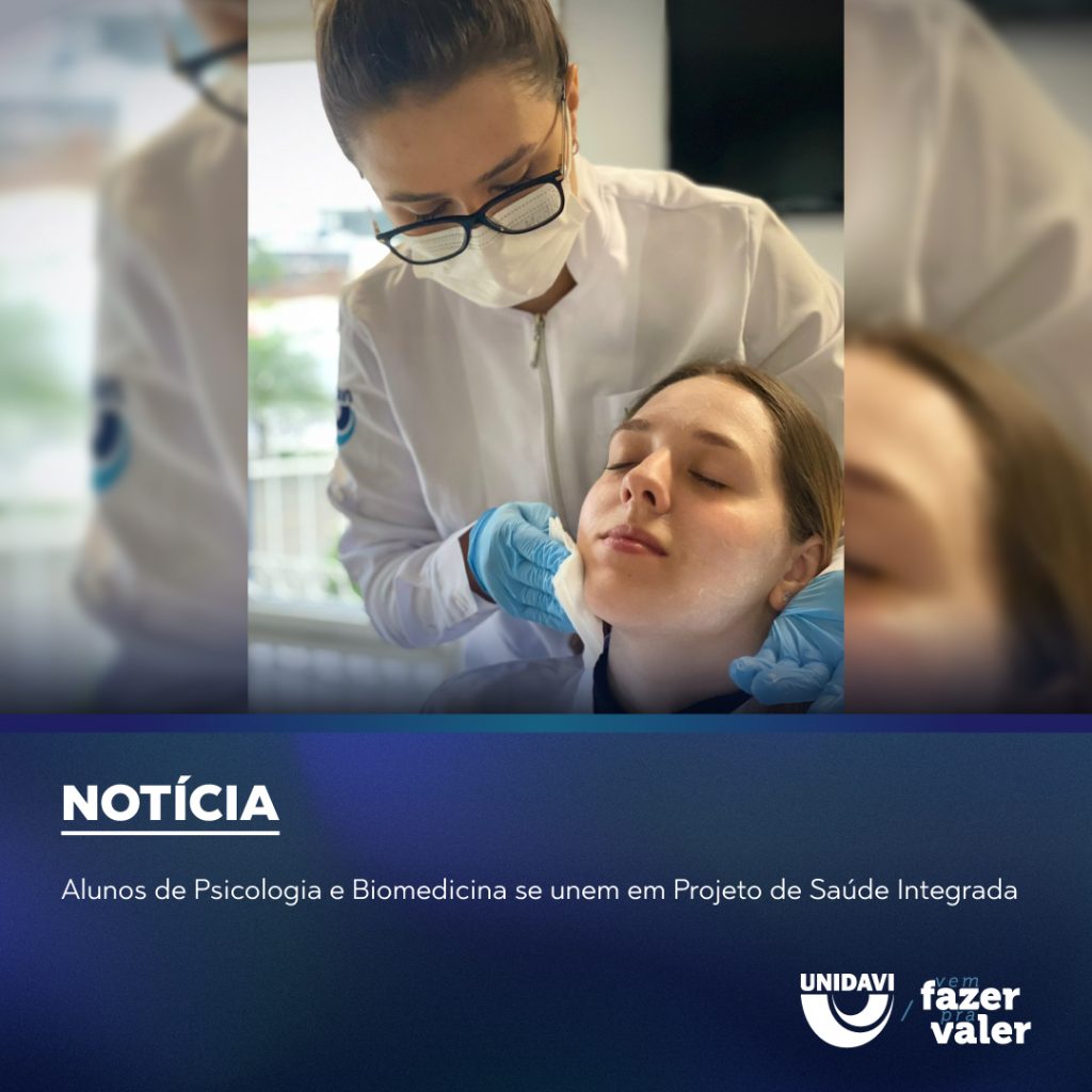 Alunos de Psicologia e Biomedicina se unem em Projeto de Saúde Integrada