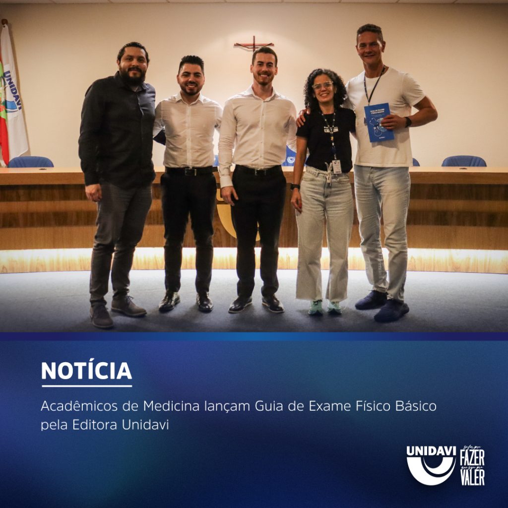 Acadêmicos de Medicina lançam Guia de Exame Físico Básico pela Editora Unidavi