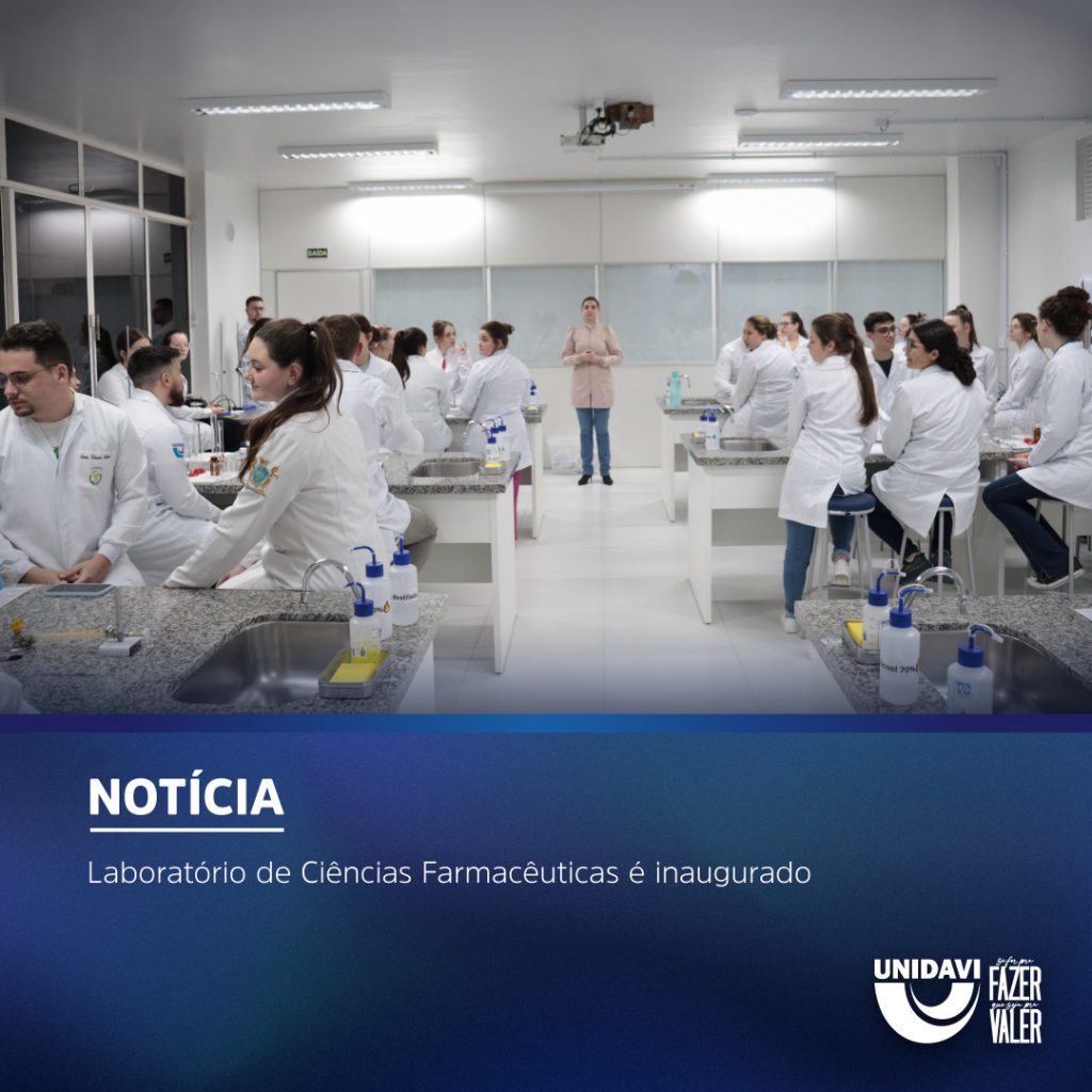 Laboratório de Ciências Farmacêuticas é inaugurado