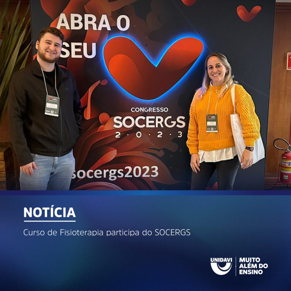 Curso de Fisioterapia participa do SOCERGS