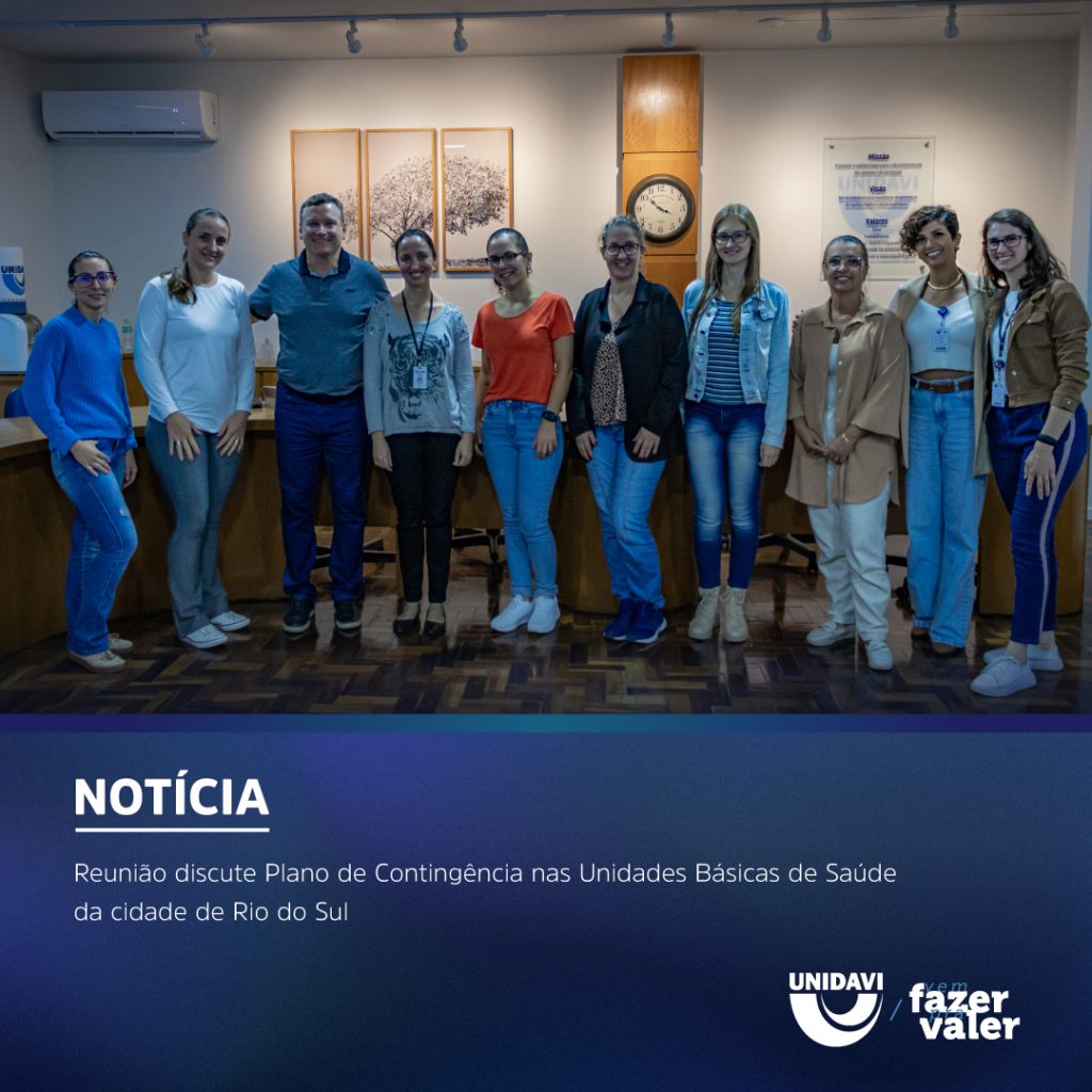 Reunião discute Plano de Contingência nas Unidades Básicas de Saúde de Rio do Sul