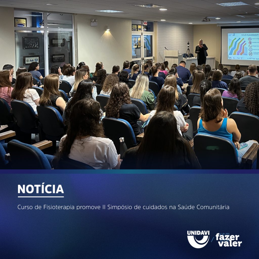Curso de Fisioterapia promove II Simpósio de cuidados na Saúde Comunitária