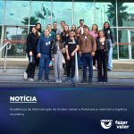 Acadêmicos de Administração da Unidavi visitam a Portonave e vivenciam a logística na prática