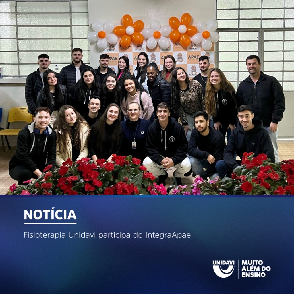 Fisioterapia Unidavi participa do IntegraApae