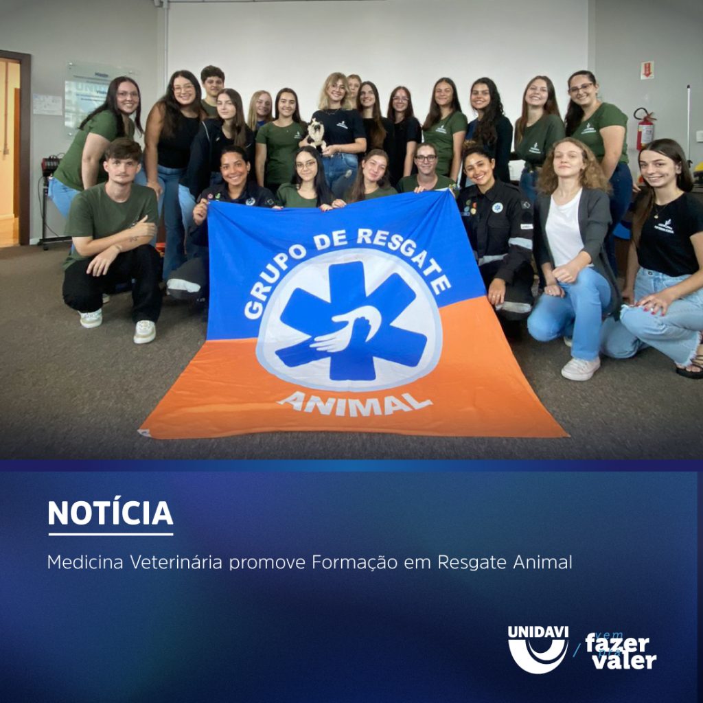 Medicina Veterinária promove Formação em Resgate Animal