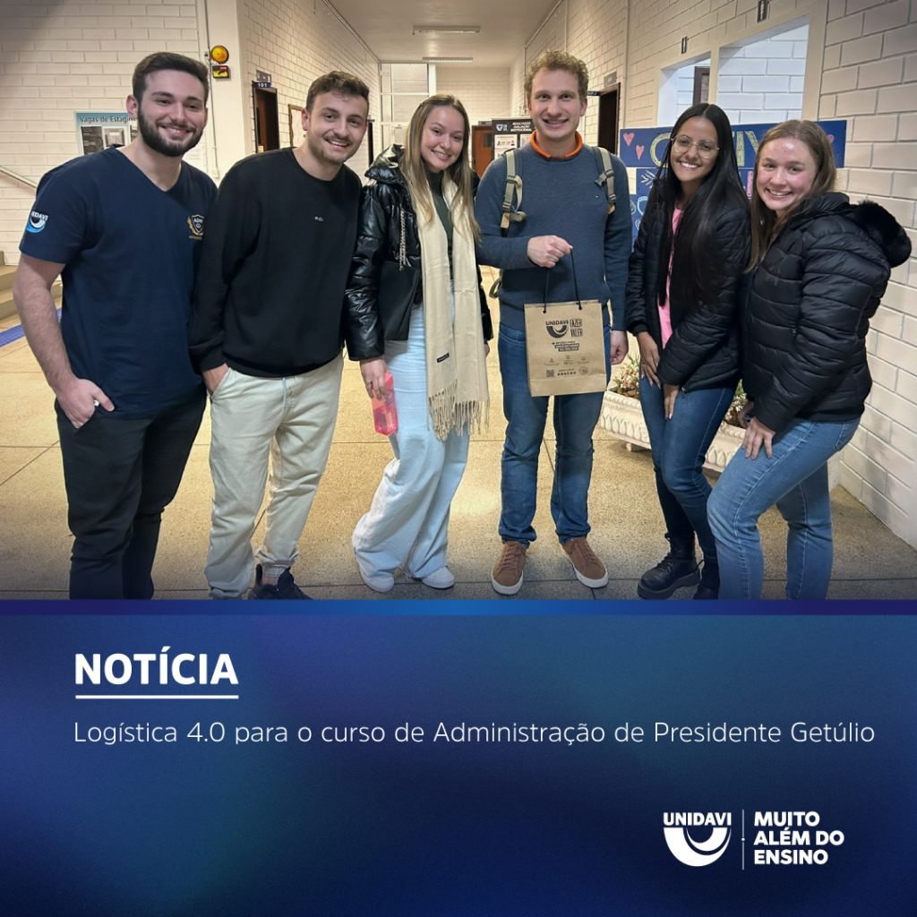 Logística 4.0 para o curso de Administração de Presidente Getúlio