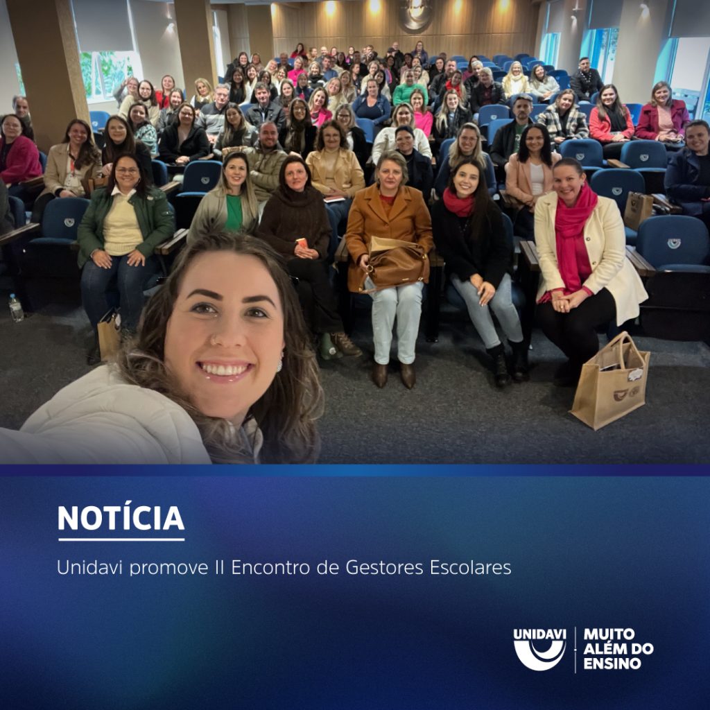 Unidavi promove II Encontro de Gestores Escolares