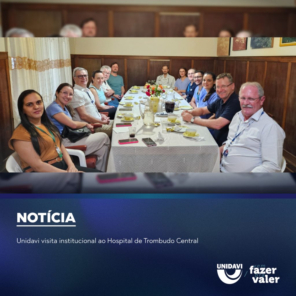 Unidavi realiza visita institucional ao Hospital de Trombudo Central