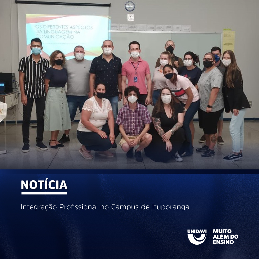 Integração Profissional no Campus de Ituporanga - Universo UNIDAVI