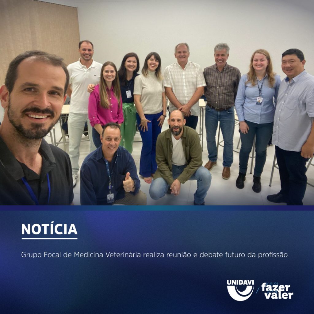 Grupo Focal de Medicina Veterinária realiza reunião e debate futuro da profissão