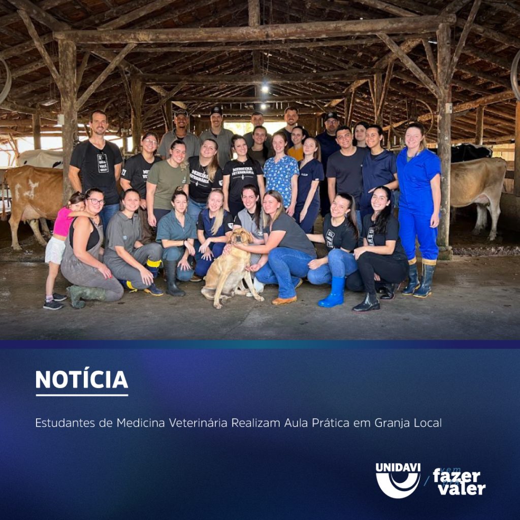 Estudantes de Medicina Veterinária Realizam Aula Prática em Granja Local