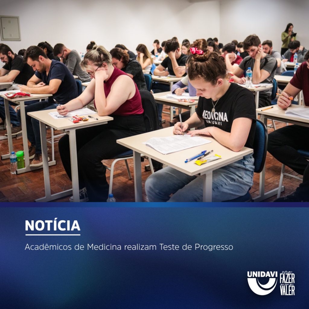 Acadêmicos de Medicina realizam Teste de Progresso