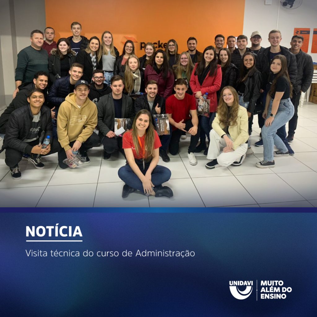 Visita técnica do curso de Administração