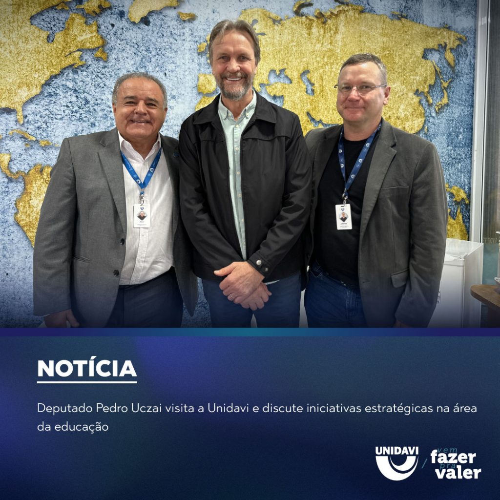 Deputado Pedro Uczai visita a Unidavi e discute iniciativas estratégicas na área da educação