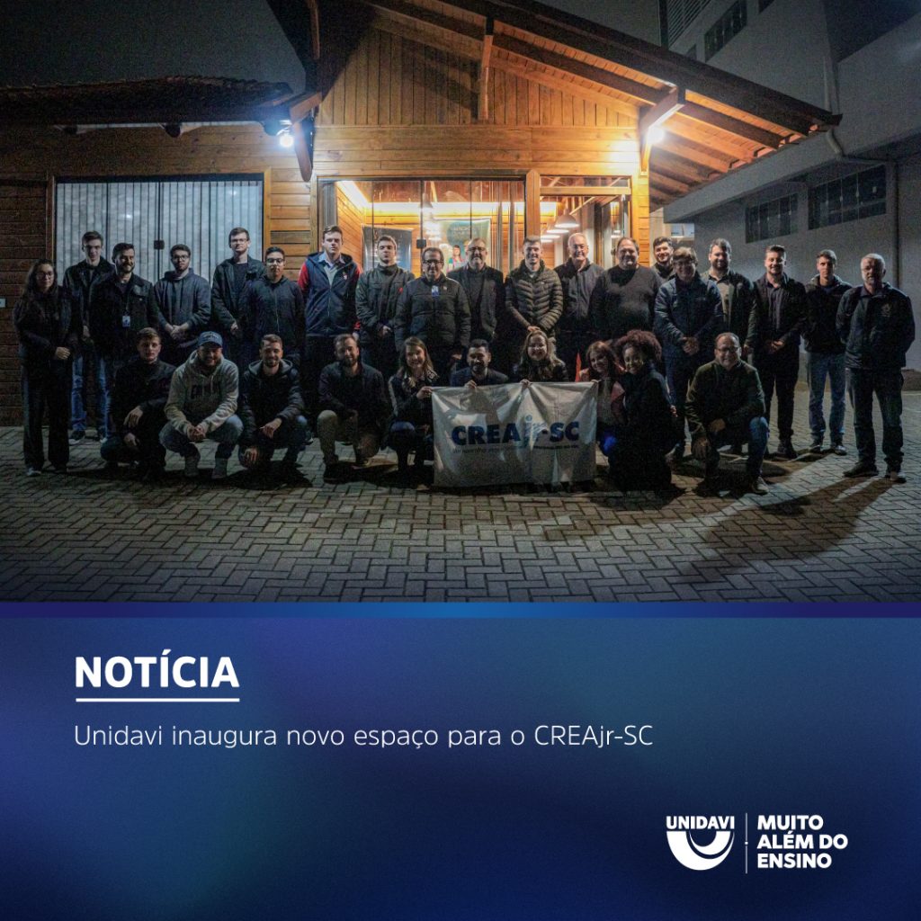 Unidavi inaugura novo espaço para o CREAjr-SC