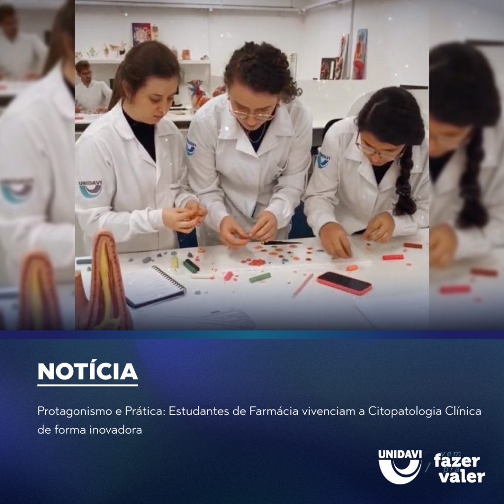 Protagonismo e Prática: Estudantes de Farmácia vivenciam a Citopatologia Clínica de forma inovadora