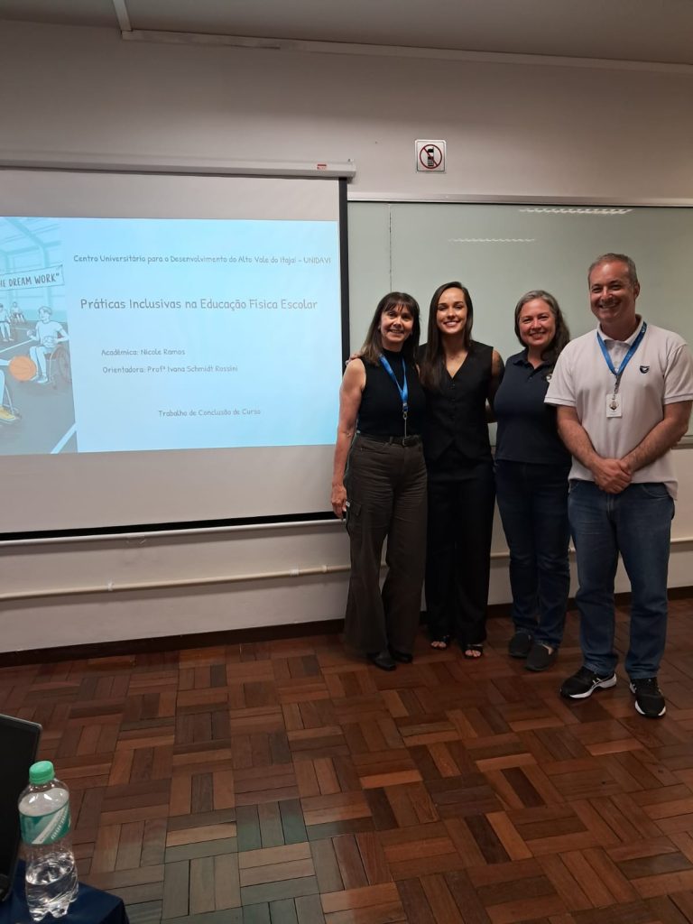 Unidavi realiza semana de bancas de TCC dos cursos de Educação Física