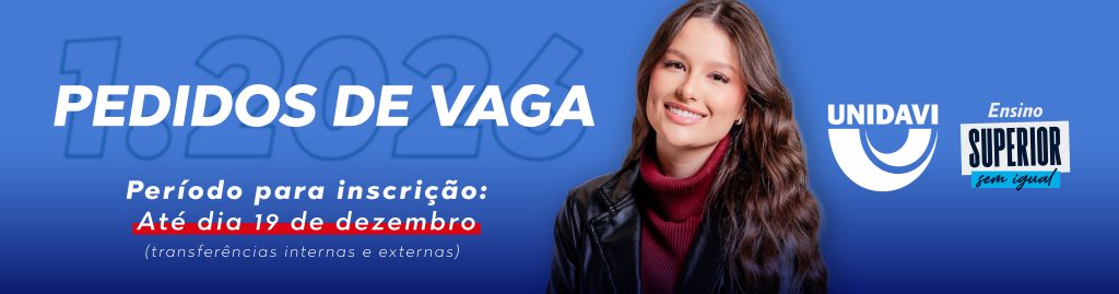 Vagas remanescentes para o Semestre 1/2026