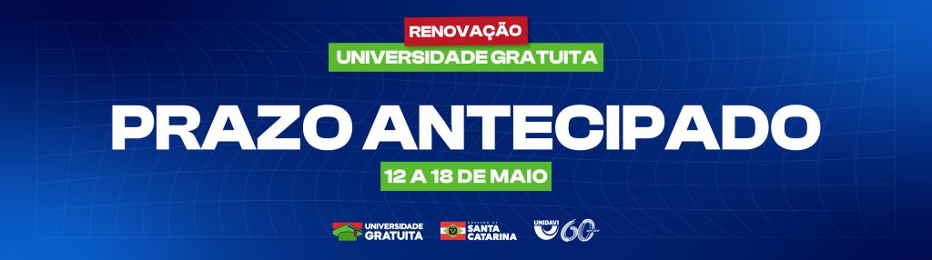 Renovação do Programa Universidade Gratuita 2/2026